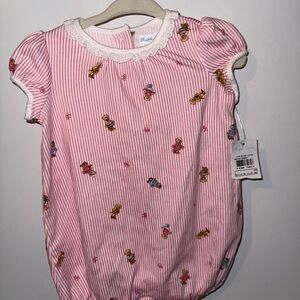 Ralph Lauren Pink Striped Baby Outfit